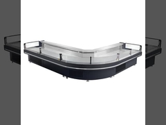 réfrigérateur plus froid ouvert d'étalage de supermarché de 700L Multideck avec le vaporisateur