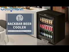 COOLSSMANN réfrigérateur B5 refroidisseur de bière à barre arrière à porte unique