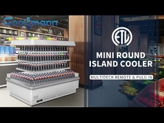 COOLSSMANN réfrigérateur A9 Mini Cooler île ronde