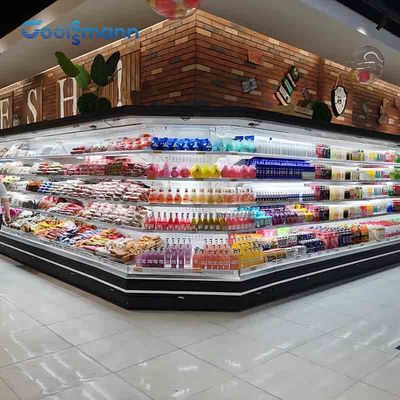 contrôleur électronique Commercial Refrigerator Display de réfrigérateur ouvert de 1200L Multideck